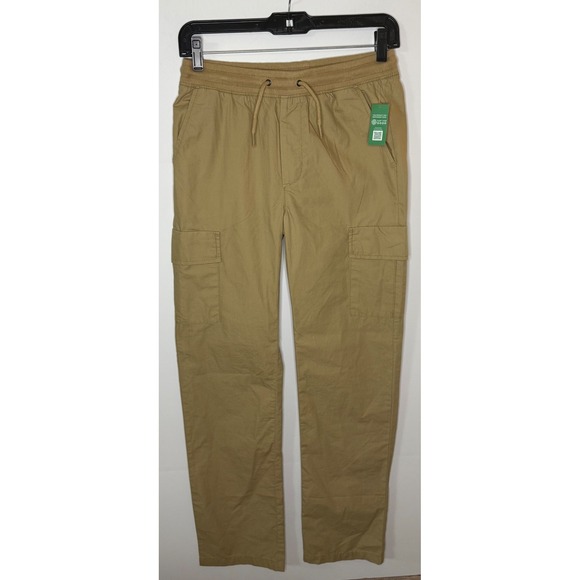 GAP Other - Gap‎ For Good Kids Khaki Cargo Pants Elastic Waist Drawstring XXL 14-16 New